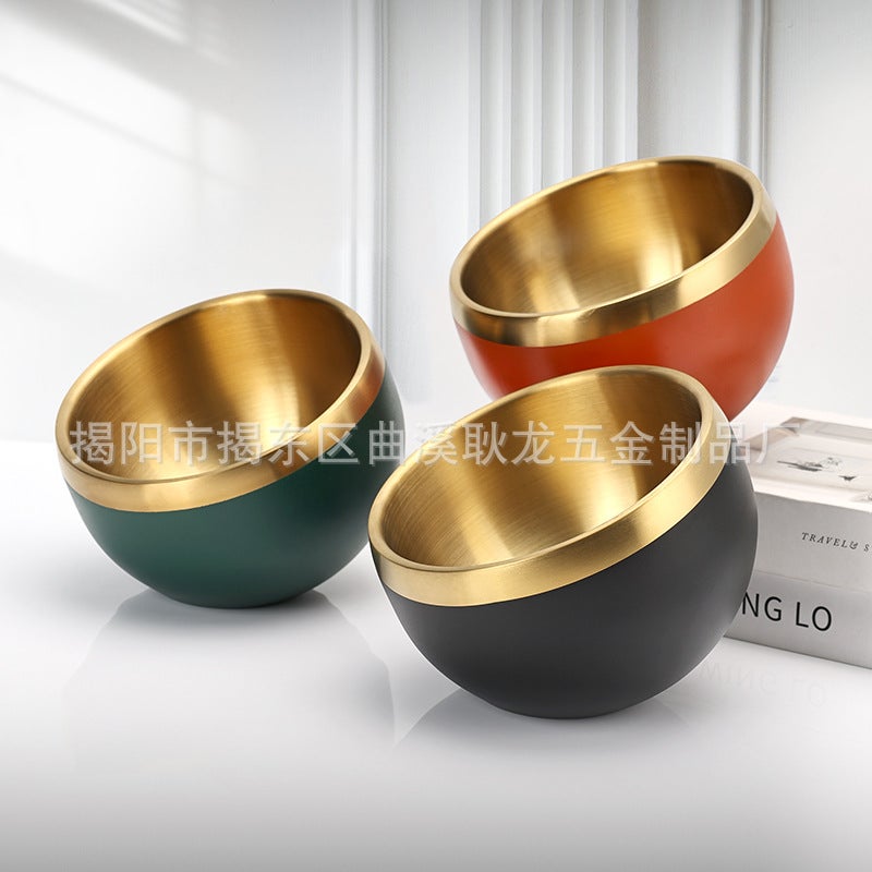 Pot Restaurant Sauce Bowl Slanted Stainless Steel Ashtray Bar Ktv Countertop Golden Peel Cup Restaurant Seasoning Jar - Image 5